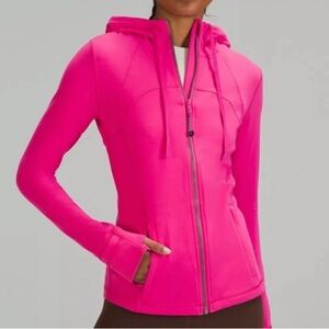 Lululemon Align Hooded Zip Front Jacket *Nulu 🩷 Sonic Pink, Women’s size 6